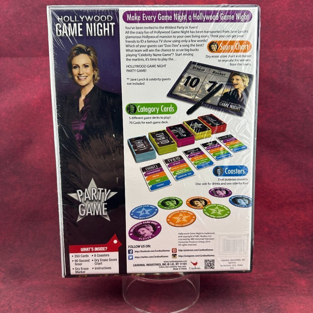 HOLLYWOOD GAME NIGHT PARTY GAME, BRAND NEW - Picture 2 of 4